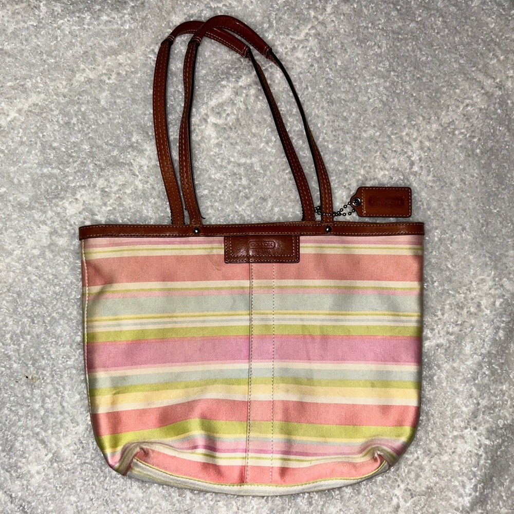 Coach purse 
Pastel rainbow